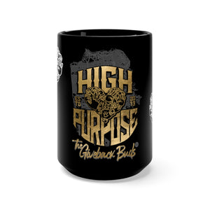 High Purpose - Black Mug 15oz